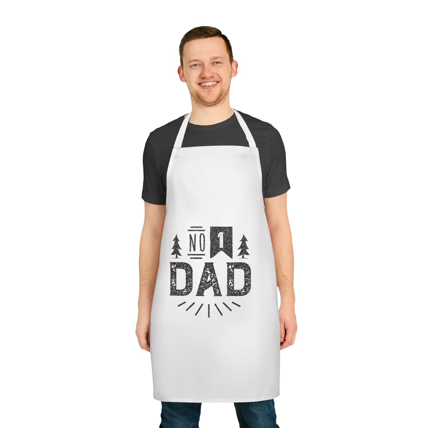 Father's Day Apron, 5-Color Straps (AOP)